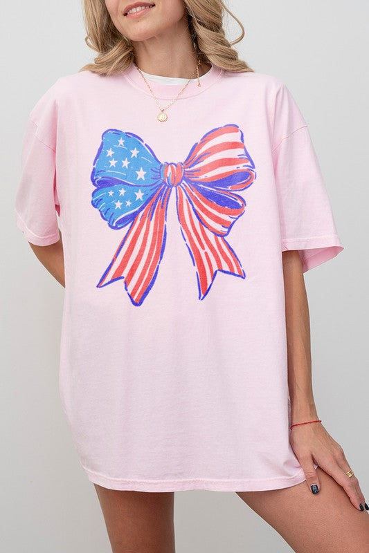 Us Coquette Bow Graphic Shirt