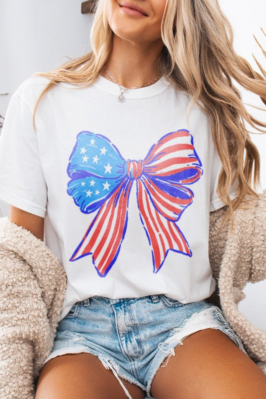 Us Coquette Bow Graphic Shirt