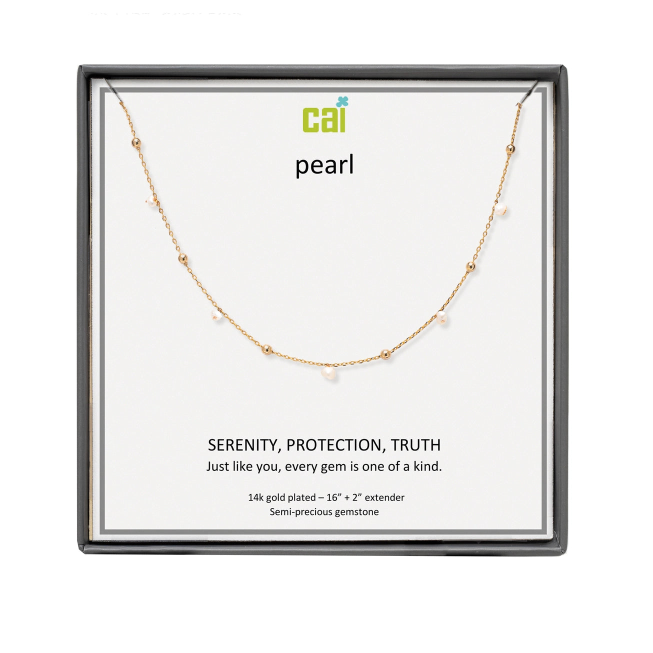 Satellite Gemstone Necklace