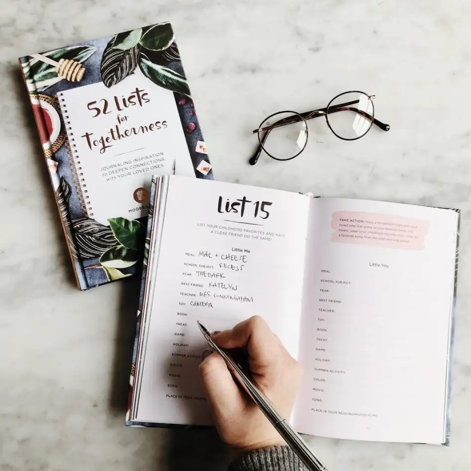 52 Lists for Togetherness Journal