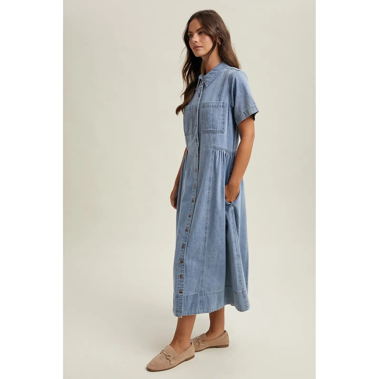 Jamie Denim Shirt Dress
