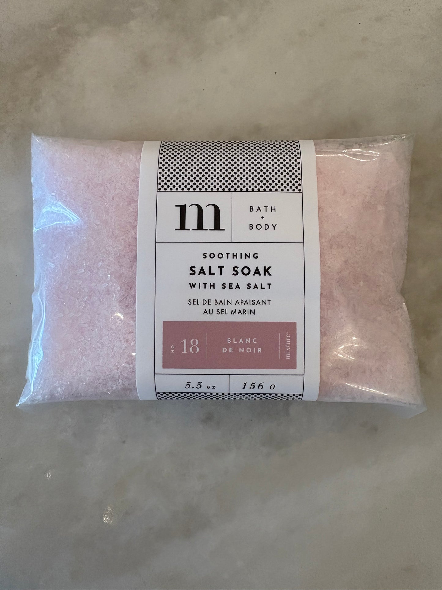 Mixture soothing salt soak no 18