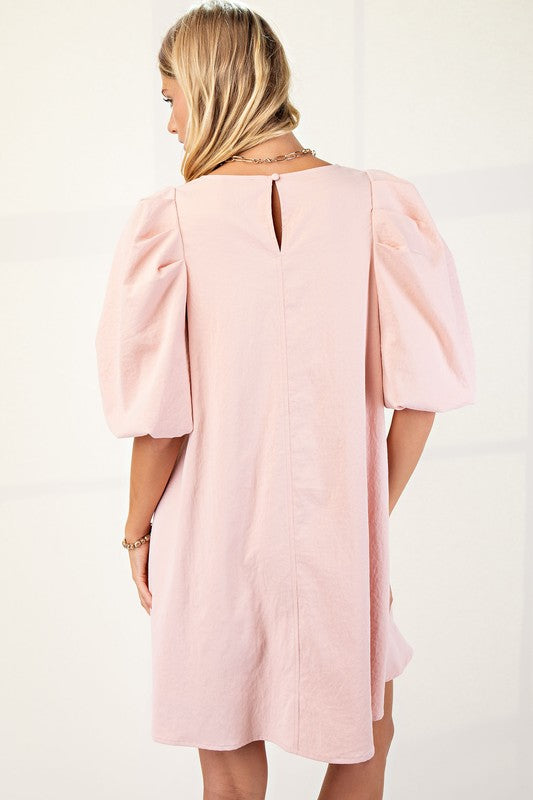 A Line Dress with Bows