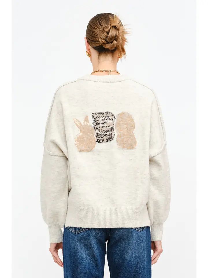 Soraya Printed Sweater