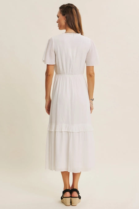 Flutter Sleeve Dress