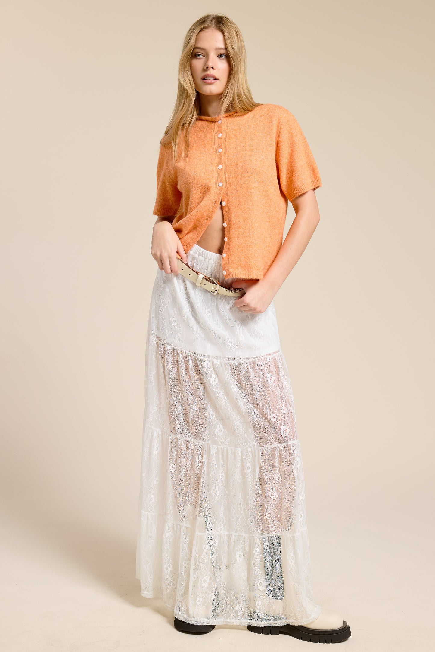 Tangerine Cardigan