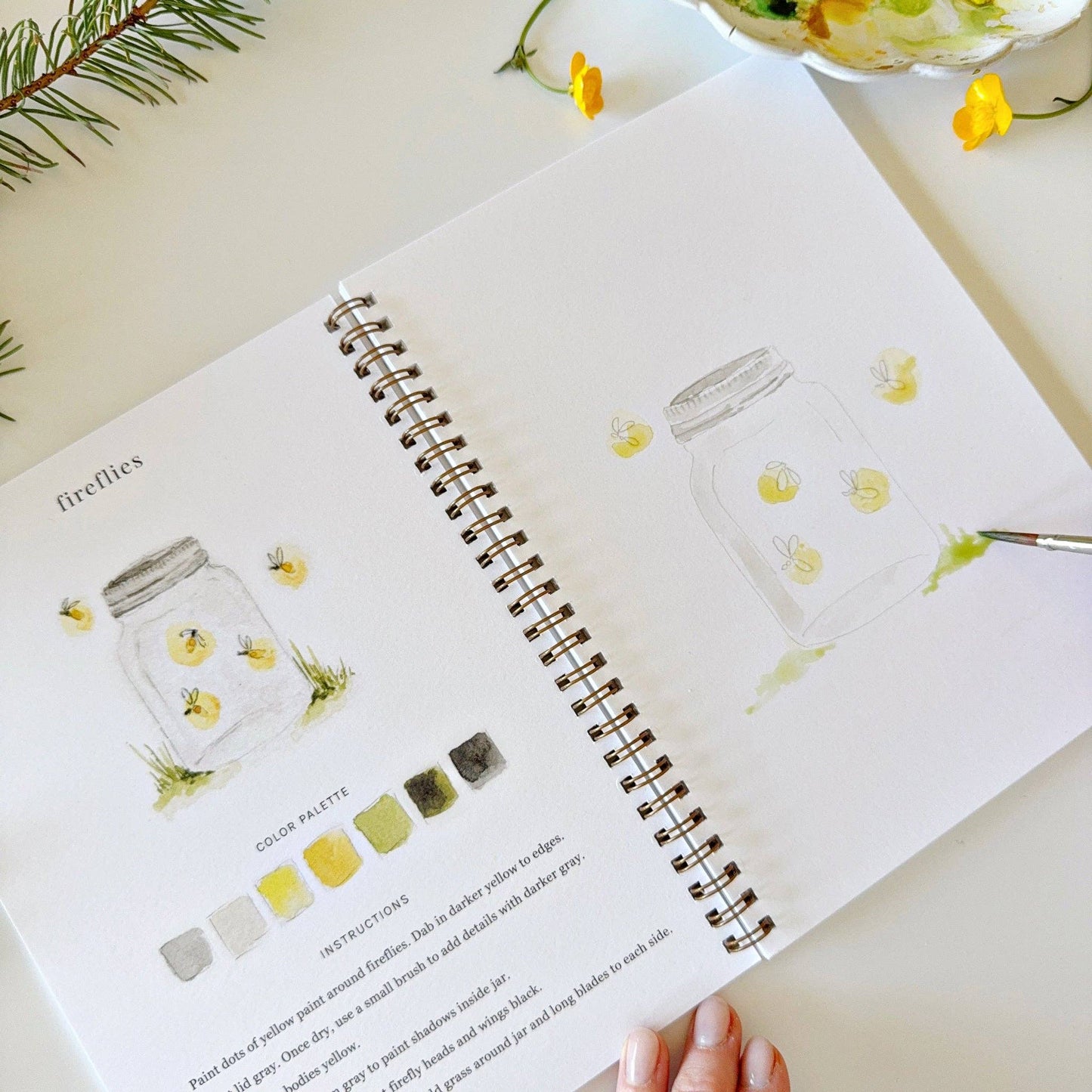 Camping watercolor workbook Regular