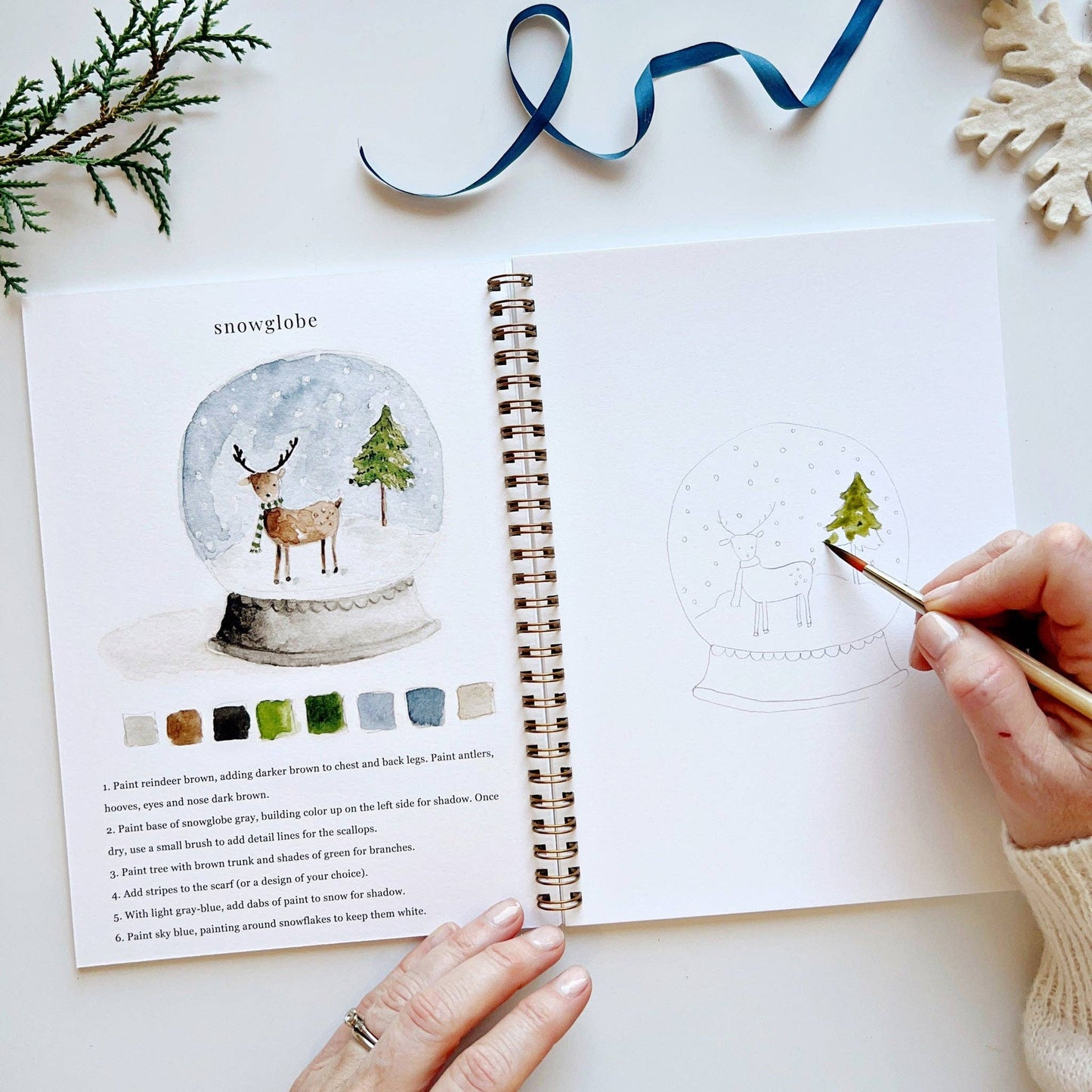Winter watercolor workbook Regular