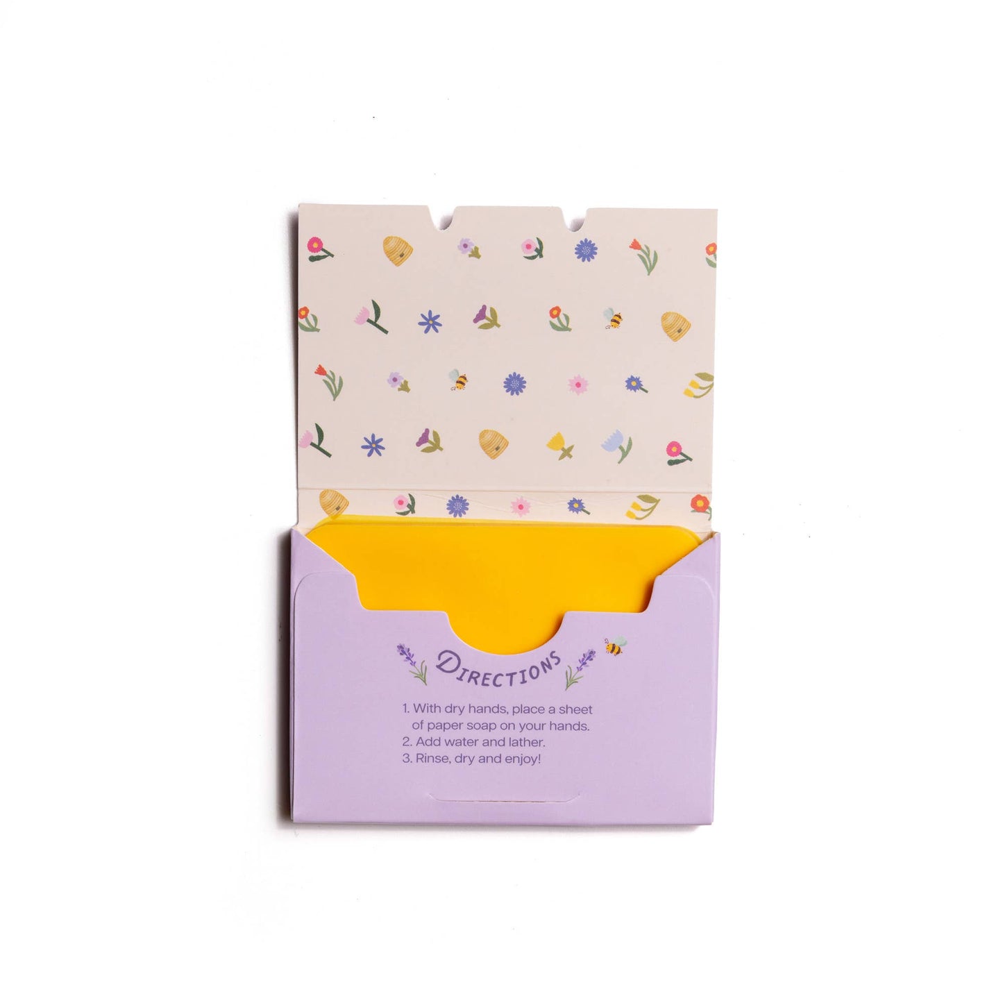 Paper Soap – Lavender Honey Scent, Travel Size, 50 Sheets Regular