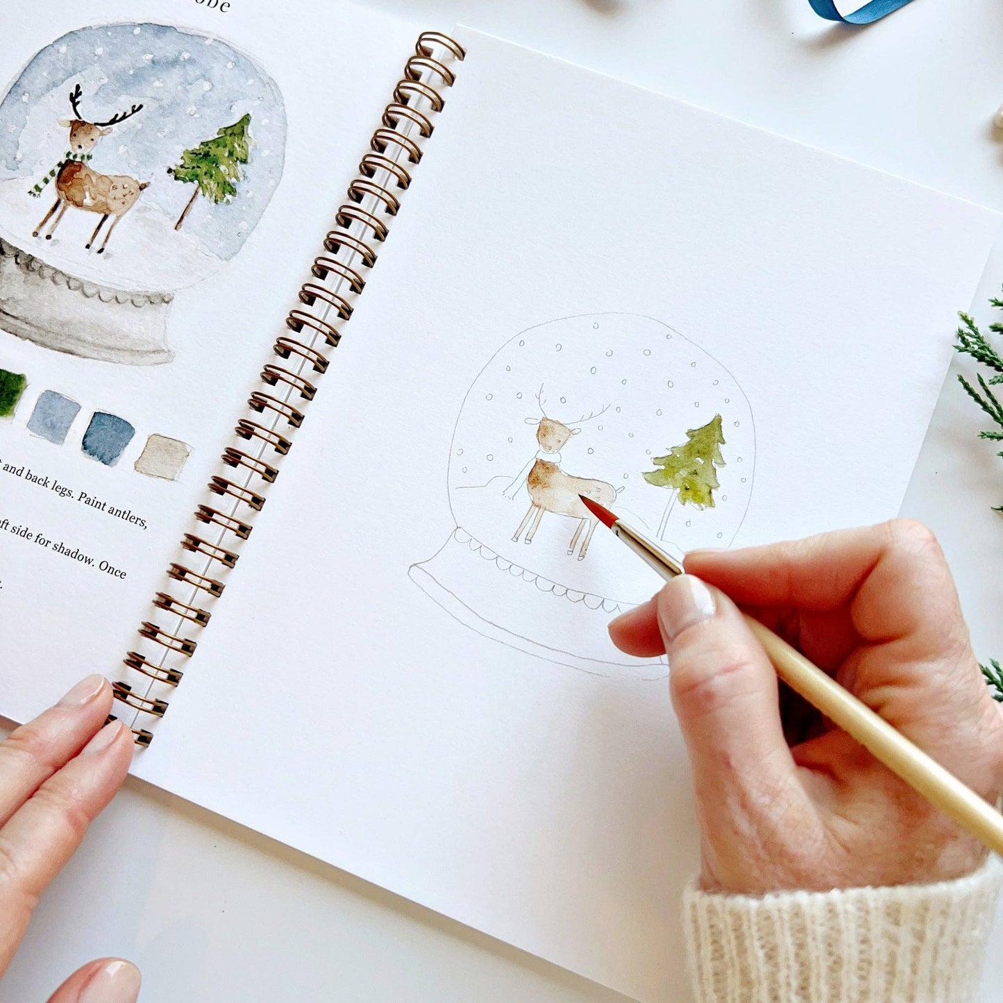 Winter watercolor workbook Regular