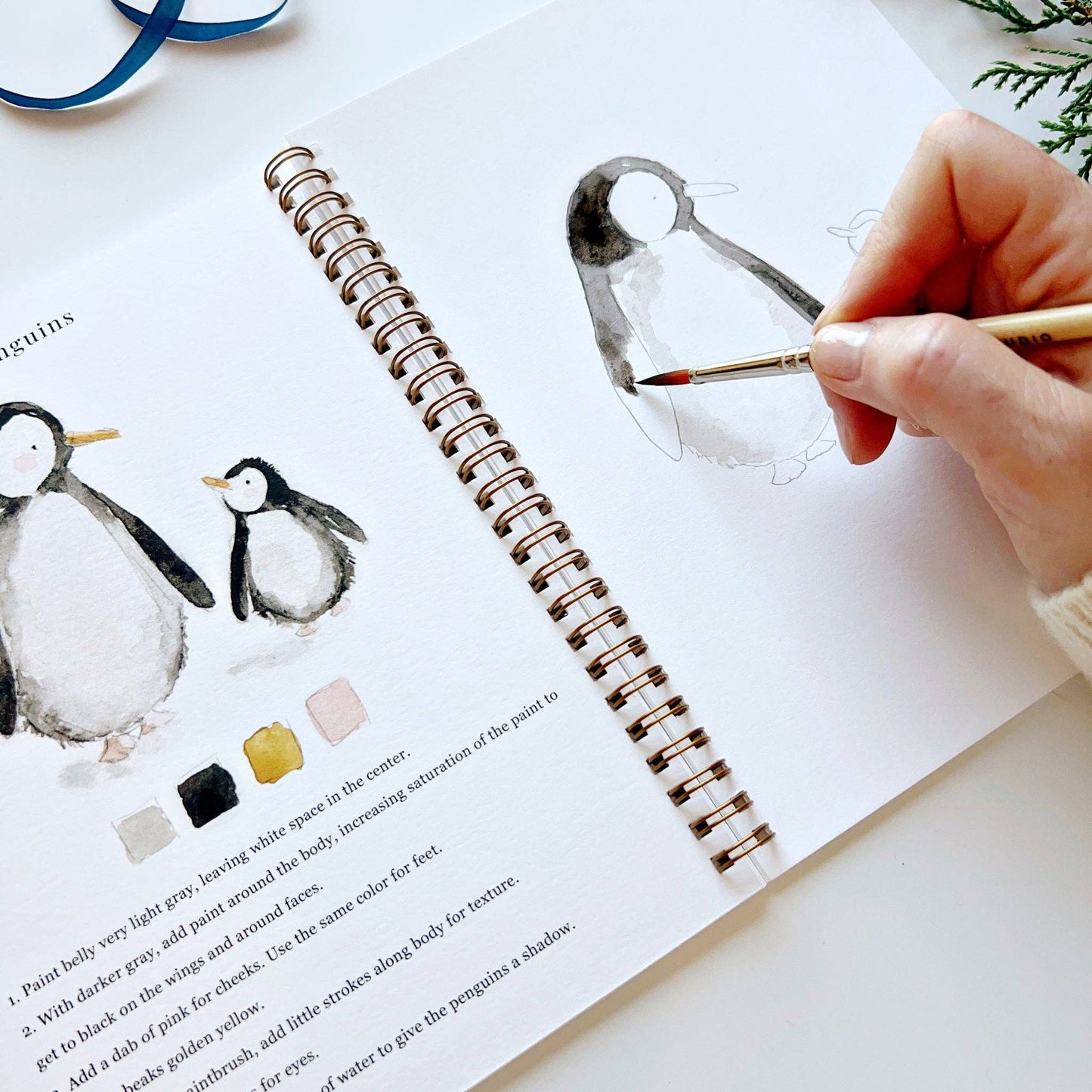 Winter watercolor workbook Regular