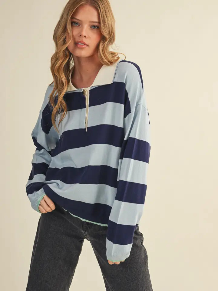 Striped Rugby Shirt