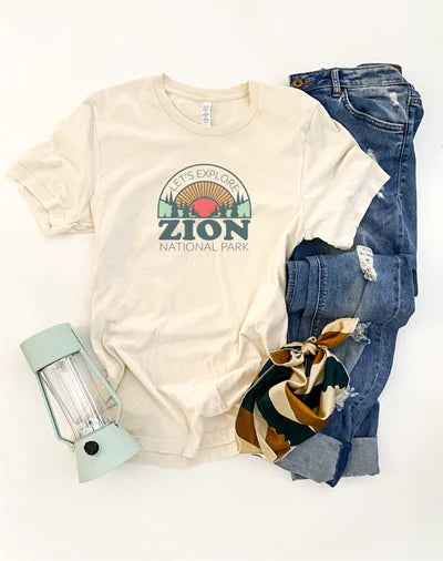 Zion Let's Explore Tee