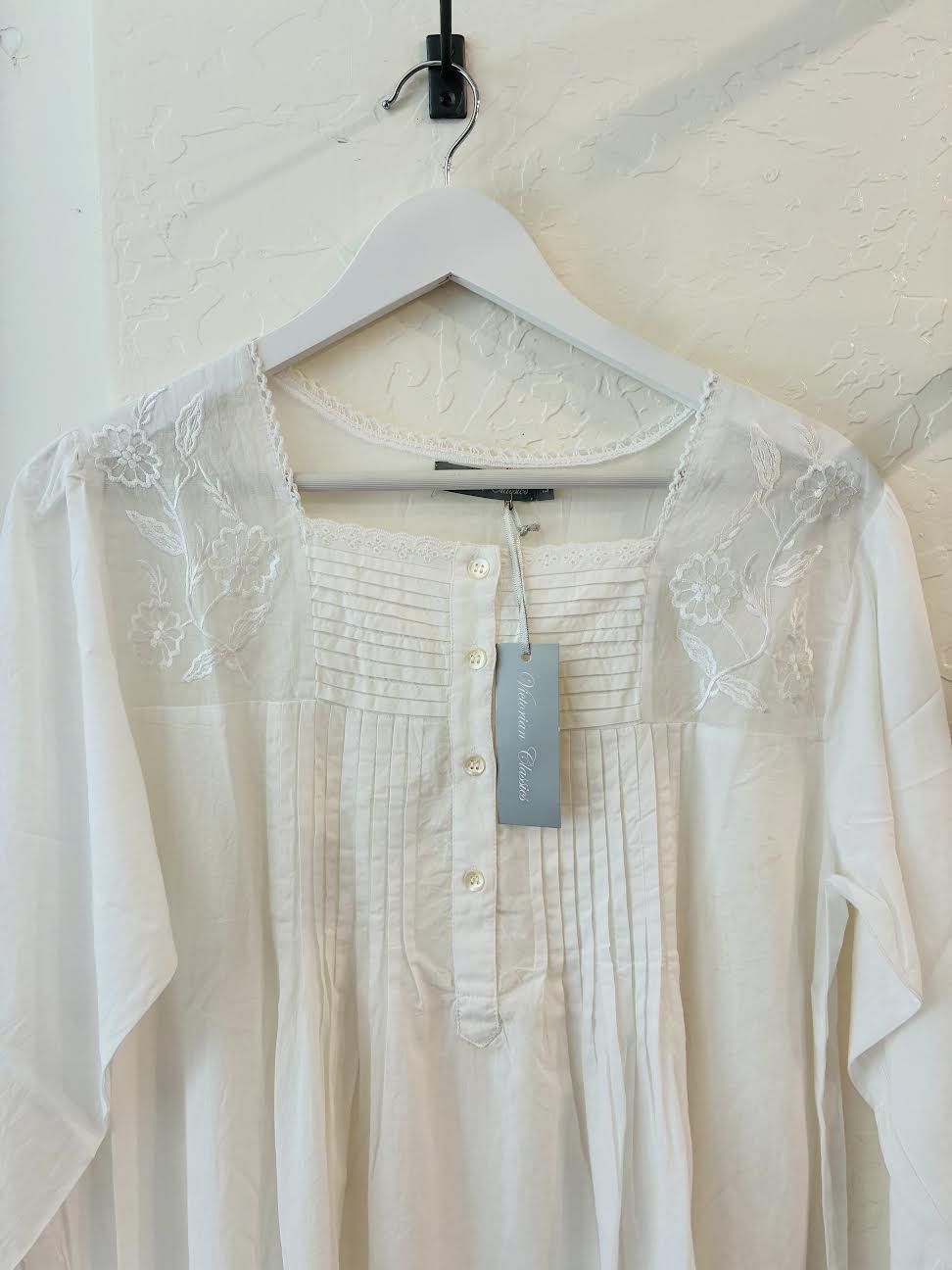 Regina Long Sleeve Victorian Nightgown