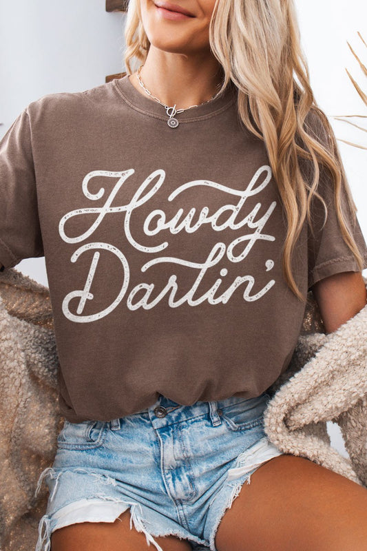 Howdy Darlin' Graphic Comfort Colors Tee