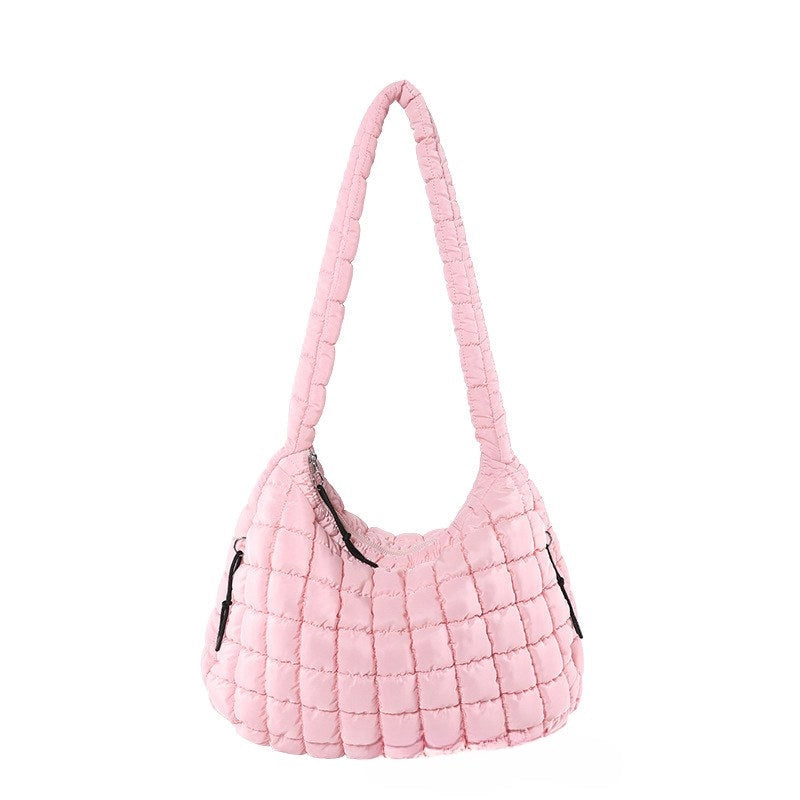 Solid Color Large Cloud Bag