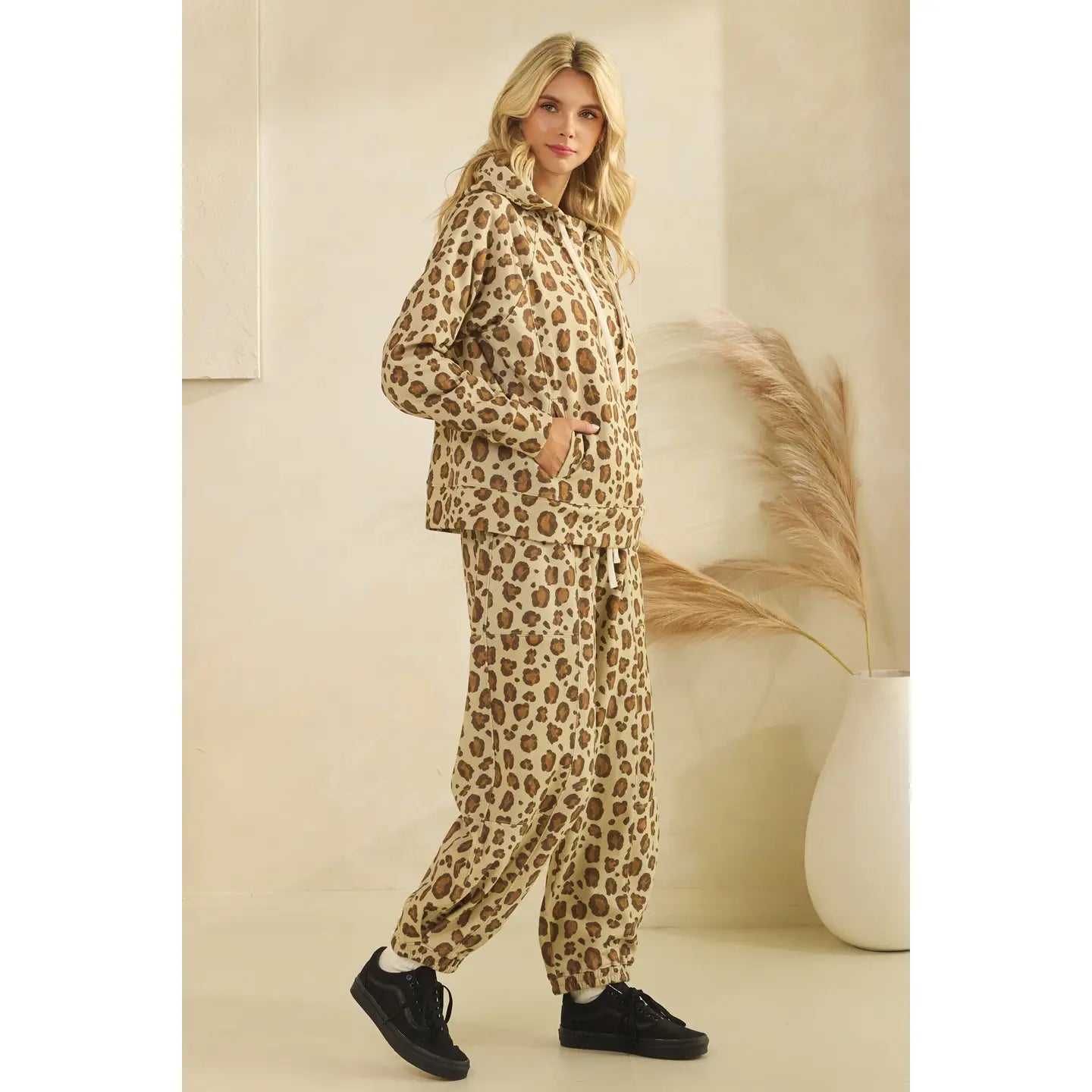 Printed Leopard Pants