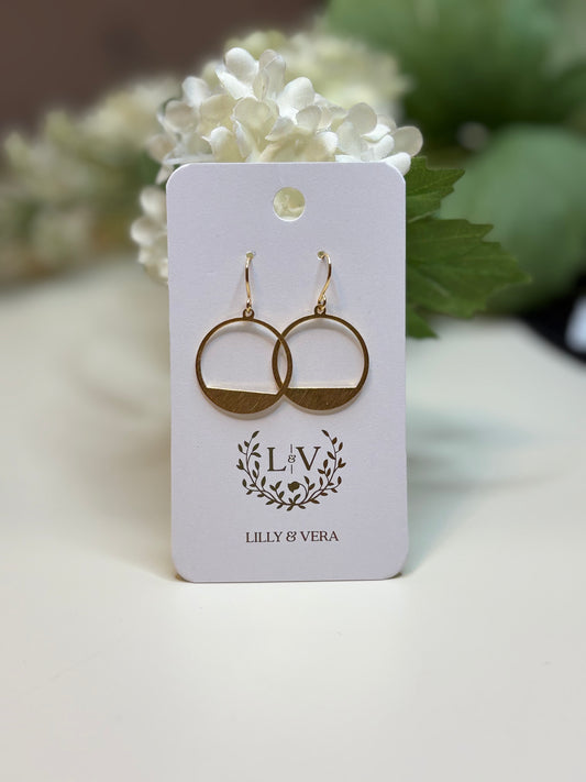 Circle Dangle Earing