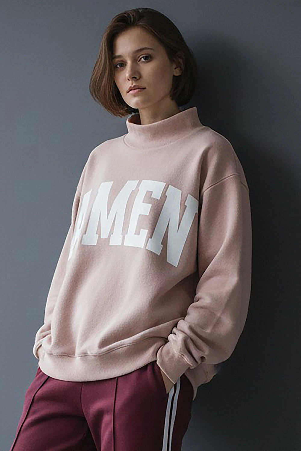 WWJD / AMEN Reversible Oversized Crewneck