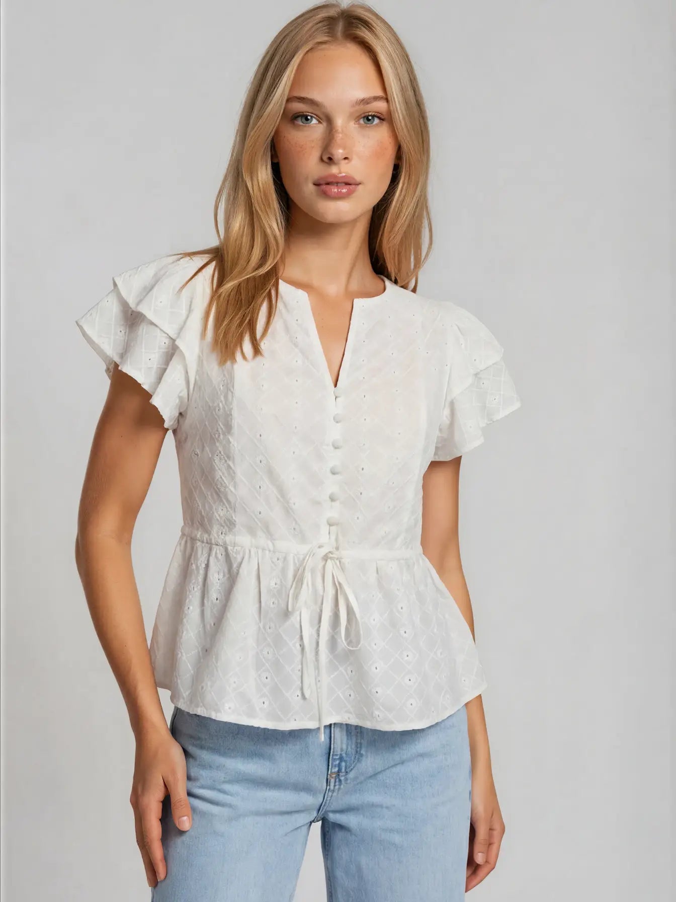 Ellison Eyelet Top
