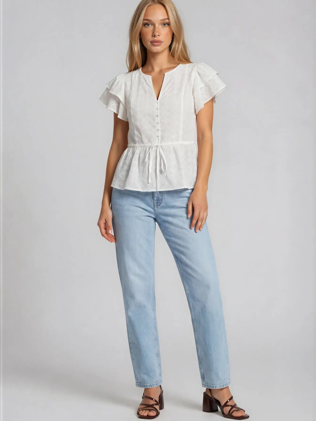 Ellison Eyelet Top