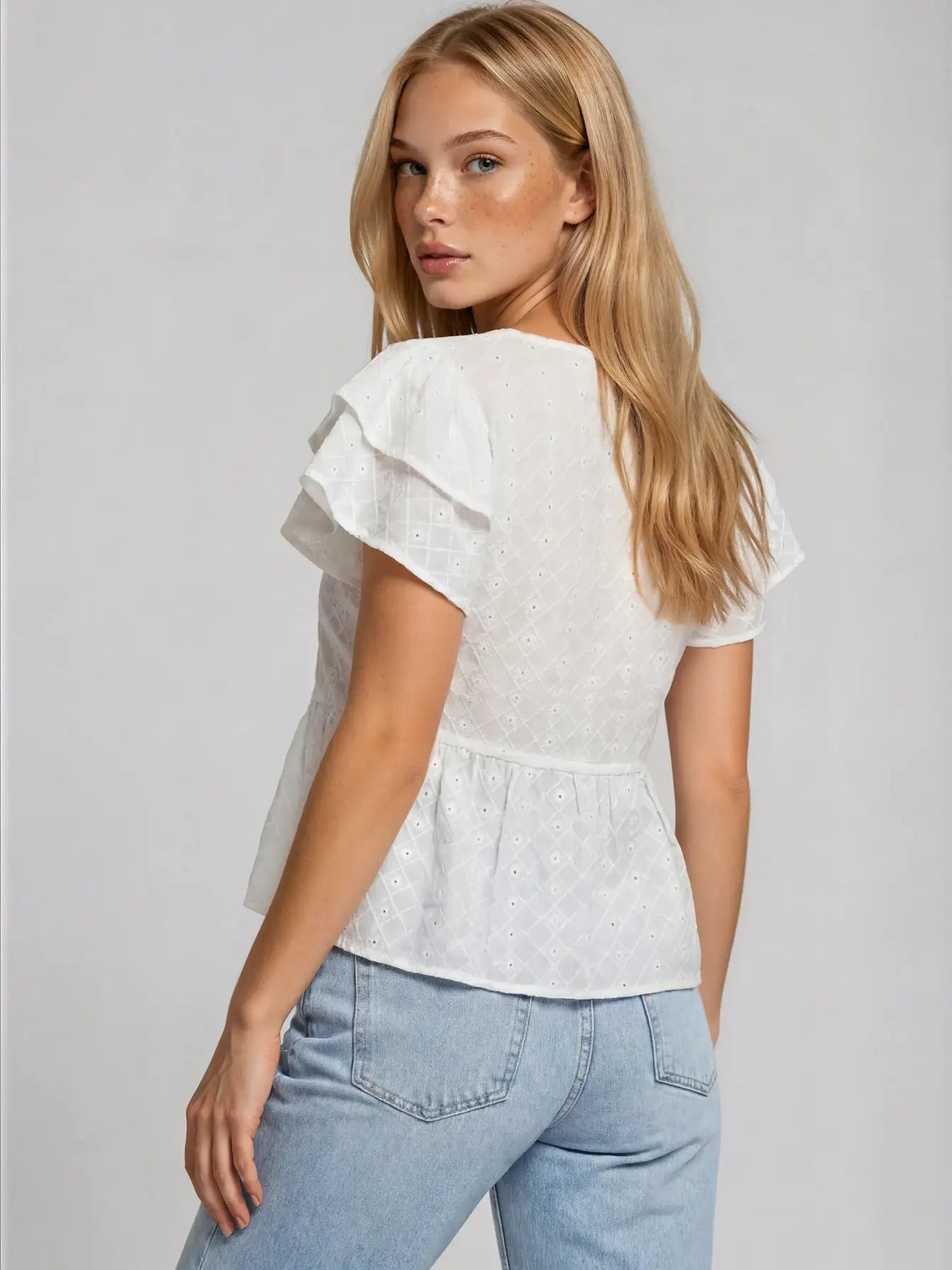 Ellison Eyelet Top