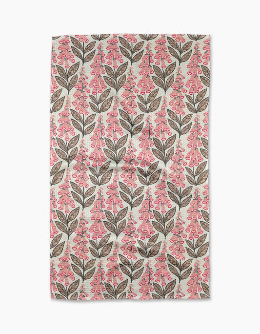 Geometry Foxglove Finery Kitchen Tea Towel