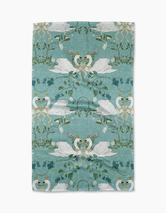 Geometry Crowned Grace Kitchen Tea Towel