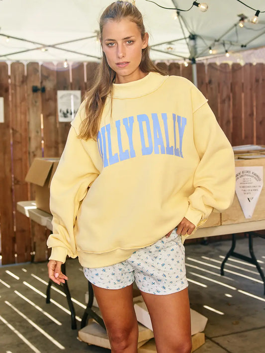 Bucket List Dilly Dally Crewneck