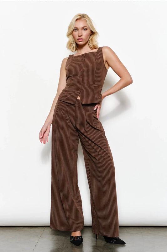Paula Striped Trousers