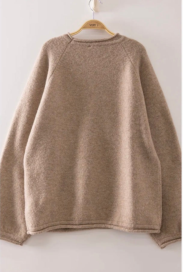 Mallard in Flight Sweater- Mocha
