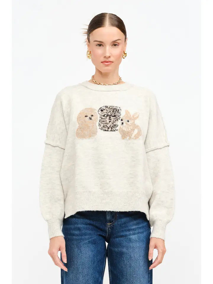 Soraya Printed Sweater