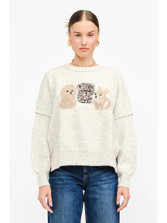 Soraya Printed Sweater