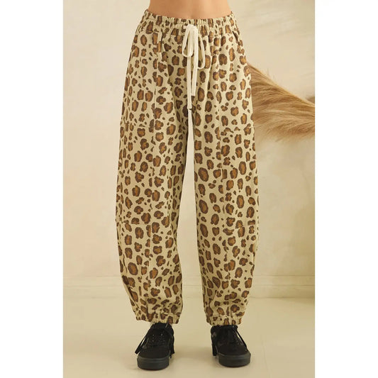 Printed Leopard Pants