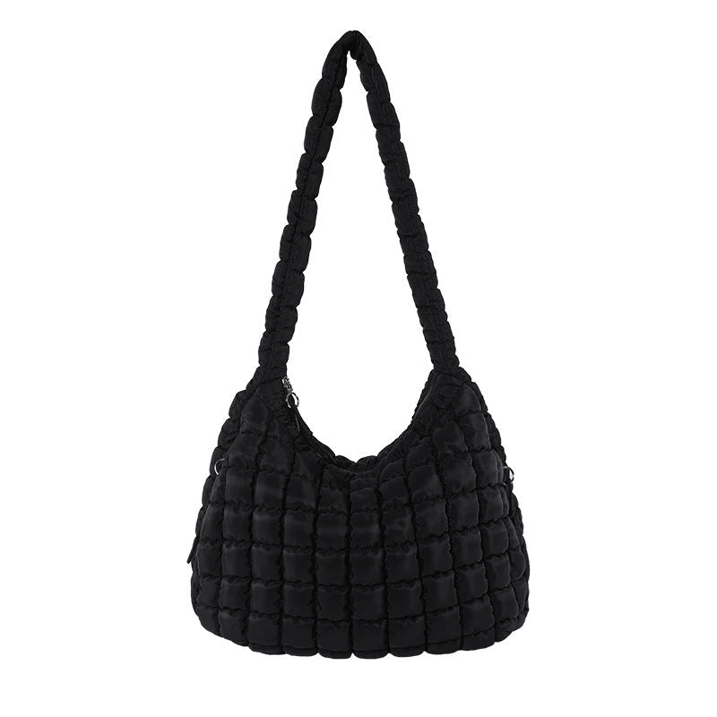 Solid Color Large Cloud Bag