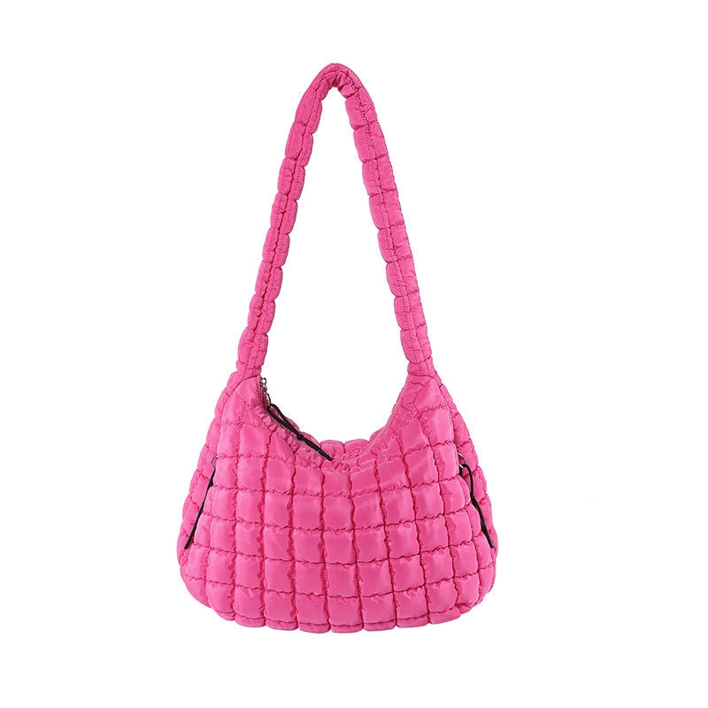 Solid Color Large Cloud Bag