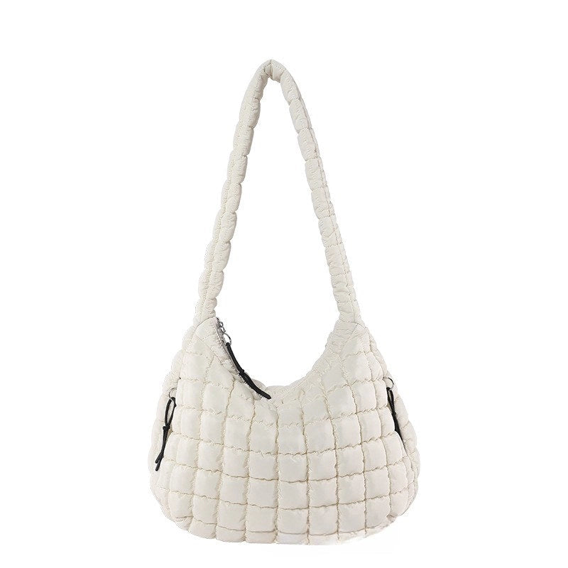 Solid Color Large Cloud Bag
