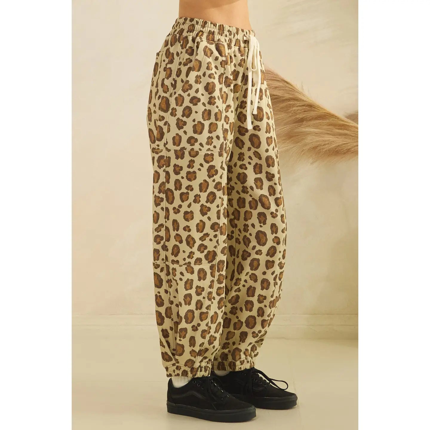 Printed Leopard Pants