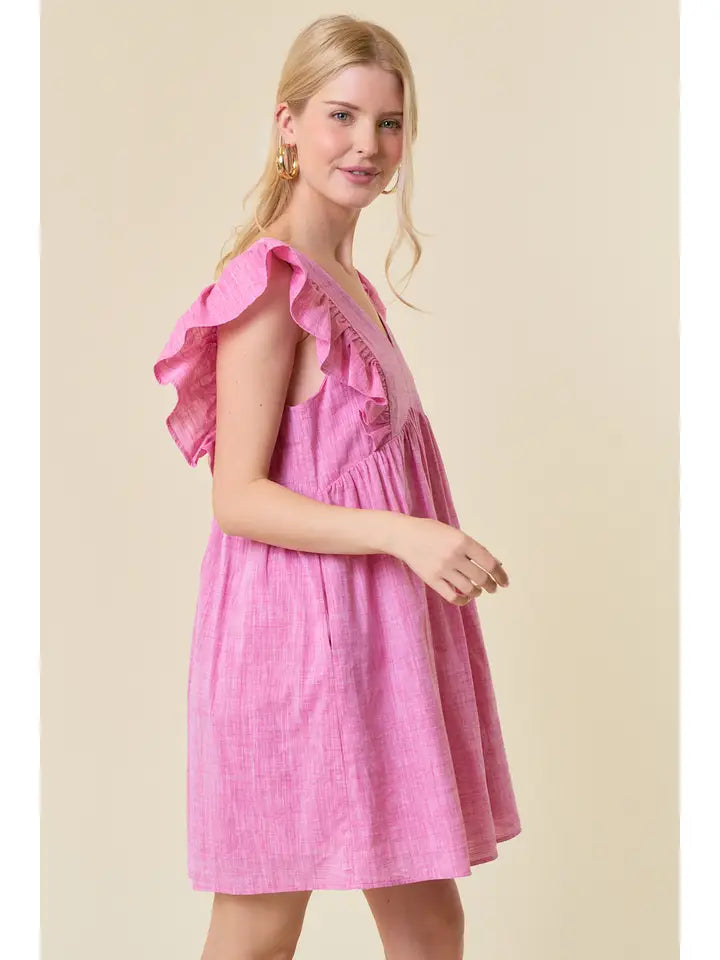 Ruffled Babydoll Dress