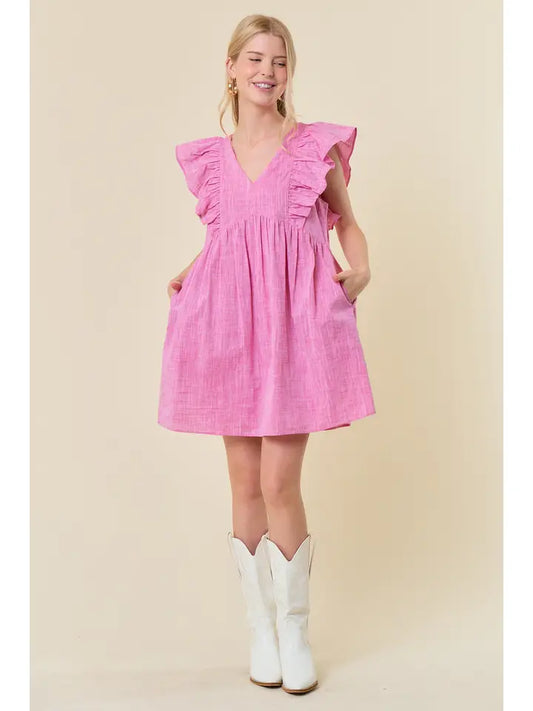 Ruffled Babydoll Dress