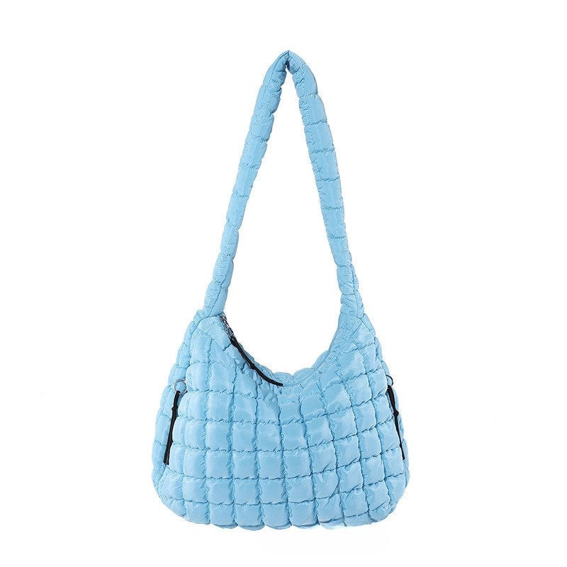 Solid Color Large Cloud Bag