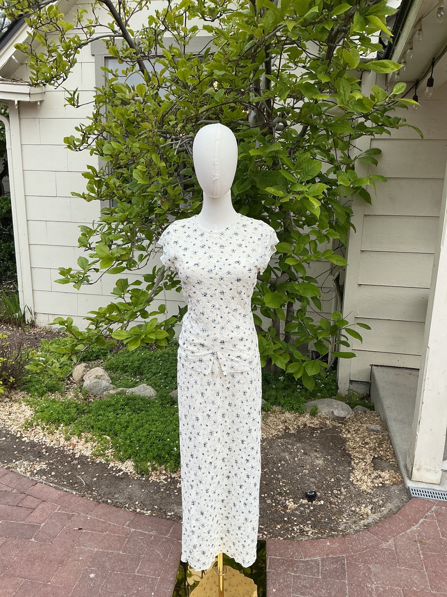 Meredith Lace Floral Top