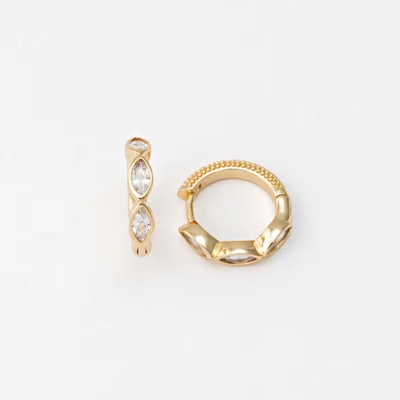 Elegant Lace Hoops