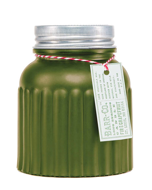 Barr-Co. Fir & Grapefruit Apothecary Jar Candle