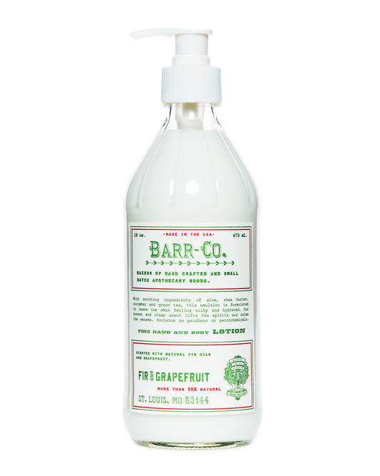 Barr-Co. Fir & Grapefruit Shea Butter Lotion