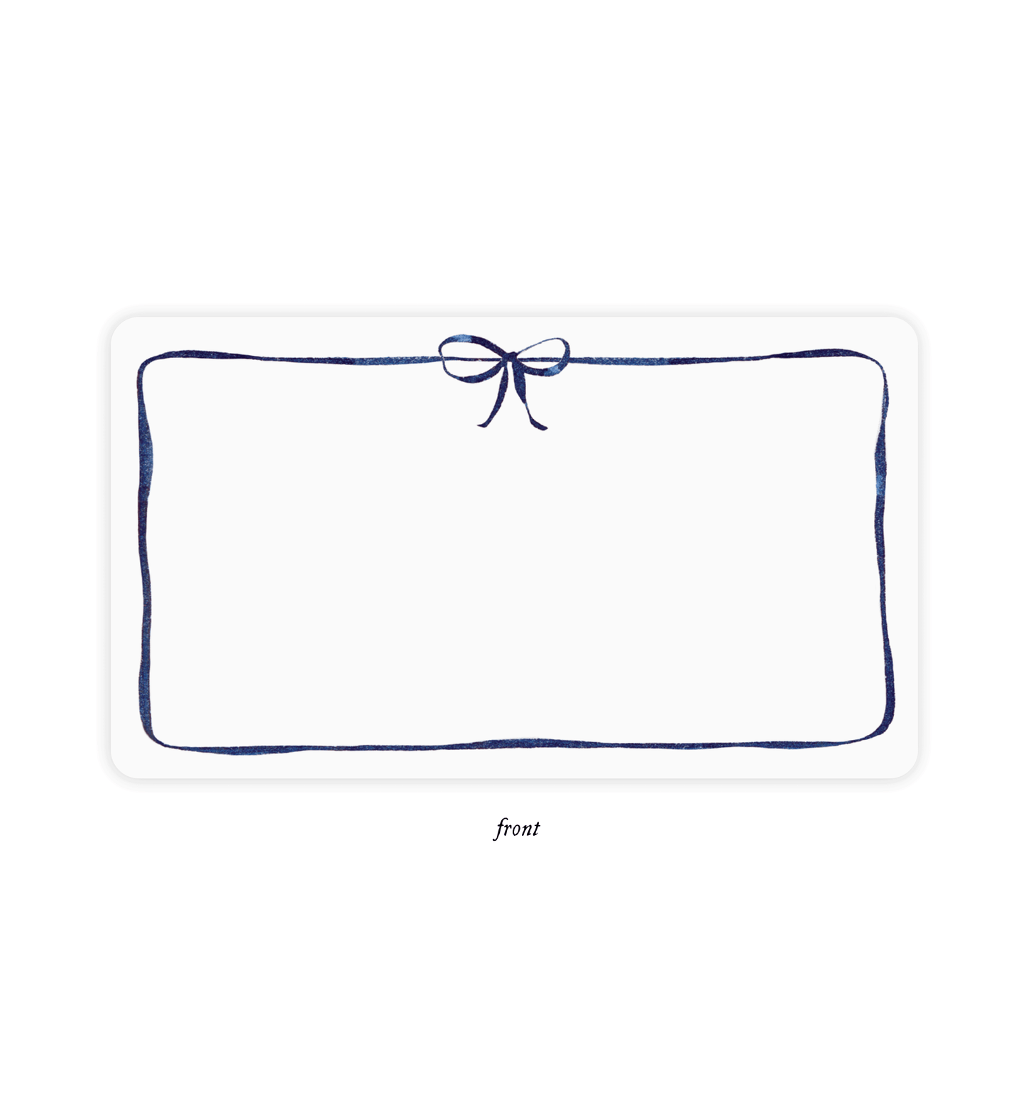 Navy Bow Little Notes® – Boxed Set of 85 Mini Notecards Regular
