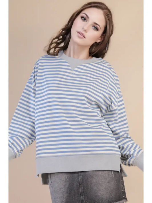 Striped Oversized Sweater