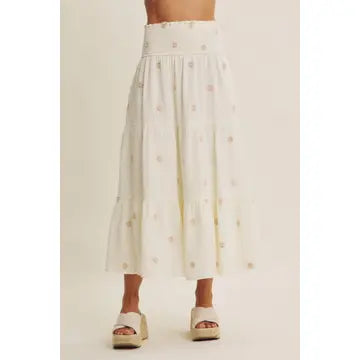 Sunset Field Skirt Vanilla