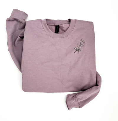 Maybe She is a Wildflower double print Sweater